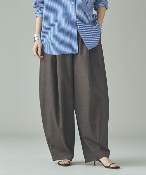 Curensology（カレンソロジー） パンツ /ウールストレッチドロスト