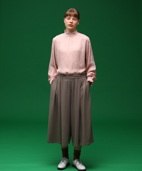 ブラウス シャツ 「KELEN / ケレン」 フラワージャガードフリルデザインブラウス FEW JACQUARD レディース Kelen ブラウス シャツ 「KELEN / ケレン」 フラワージャガード