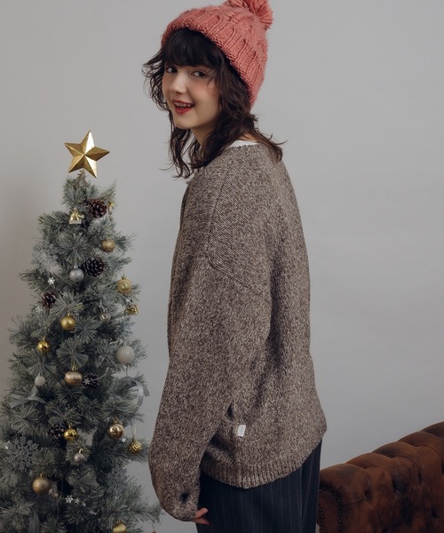 MUHET（ミュエータ） ニット セーター ロゴニット レディース メンズ