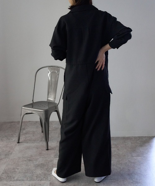 ドレープルーズパンツジャンプスーツ レディース DRESS+ パンツドレス パーティー 結婚式 ジャンプスーツ レース