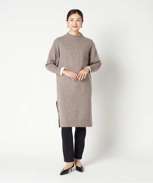 heliopole ワンピース　チュニック HELIOPOLE ワンピース OPEN SLEEVE KNIT TUNIC : ZOZOTOWN Yahoo