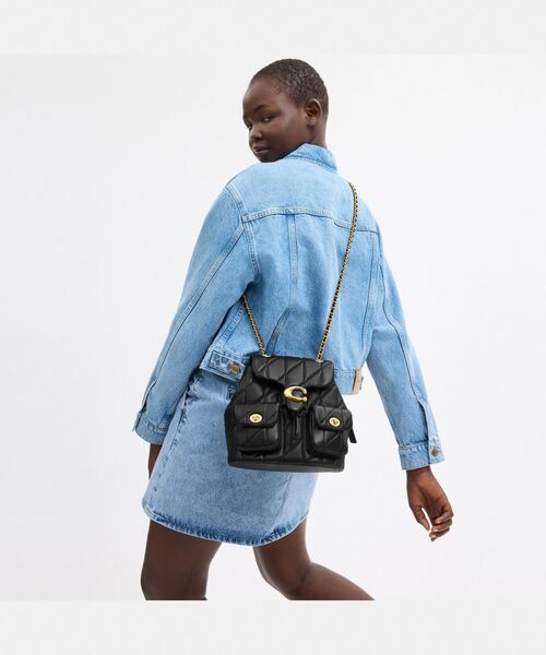 【Coach】タビー バックパック COACH デイバック リュック タビー バックパック・キルティング