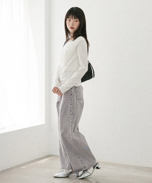 3時*ページ Heather（ヘザー） ジーンズ デニム デニムパンツ ハイウエストデニム