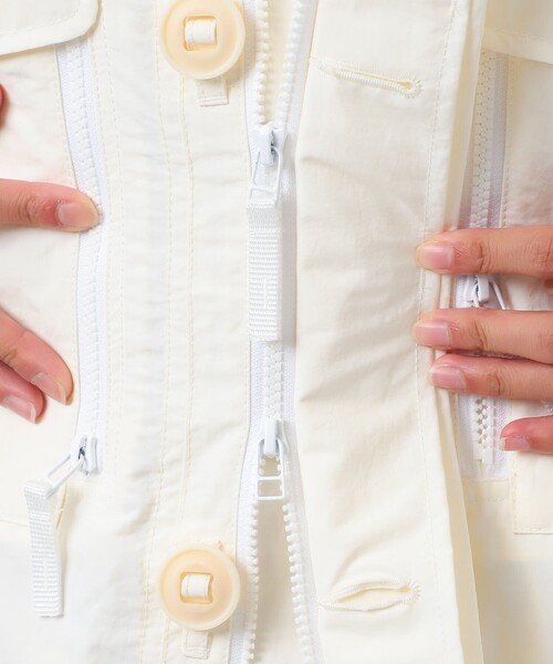 ブルゾン アウター 「別注」 9246-BL06-014 BLOUSON WHITE EDITION メンズの画像