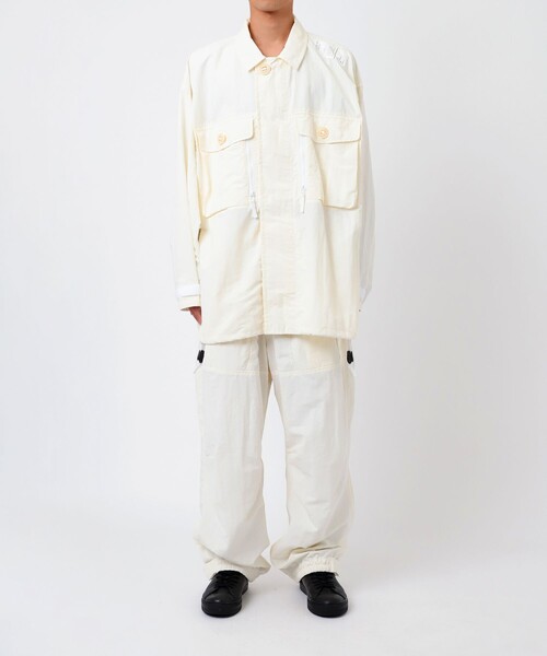 ブルゾン アウター 「別注」 9246-BL06-014 BLOUSON WHITE EDITION メンズの画像