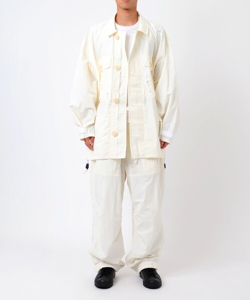 ブルゾン アウター 「別注」 9246-BL06-014 BLOUSON WHITE EDITION メンズの画像