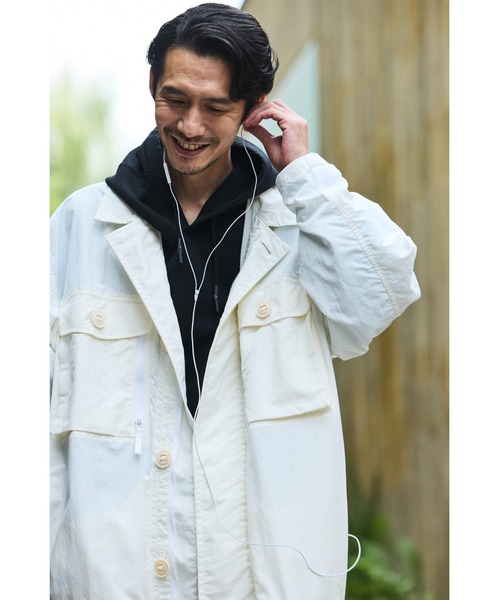 ブルゾン アウター 「別注」 9246-BL06-014 BLOUSON WHITE EDITION メンズの画像