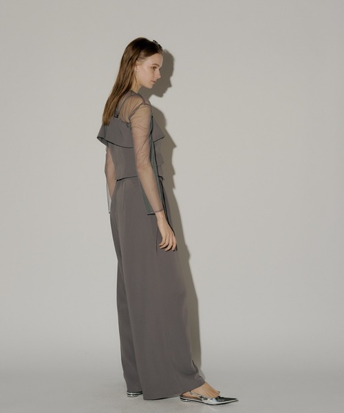 【オケージョン】LE'RURE パンツドレス LE'RURE パンツドレス Multiway set up pants : ZOZOTOWN Yahoo