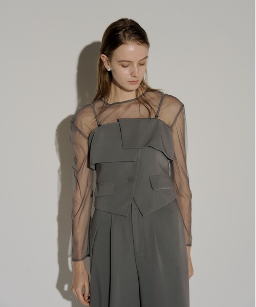 LE’RURE パーティドレス Circurar sleeve flower dressのドレス|Dorry Doll / LE'RURE