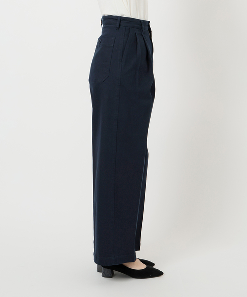 Spick and Spanスピックアンドスパン　ライトツイルワイドパンツ Spick & Span（スピックアンドスパン）の「ライトツイルワイド