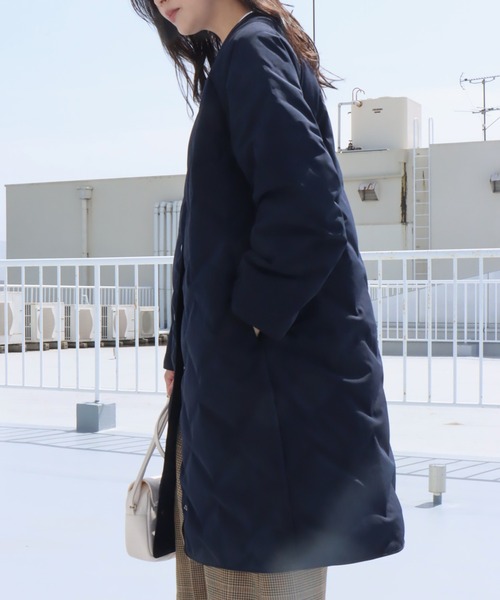 「libelle more」 「MARBLEWALTZ」ダウンコート M ブラック レディース_画像4