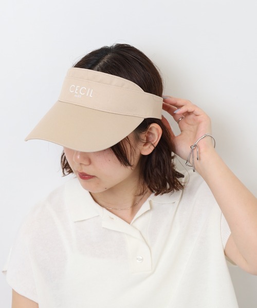 CECIL McBEE（セシルマクビー） サンバイザー リボンバイザー