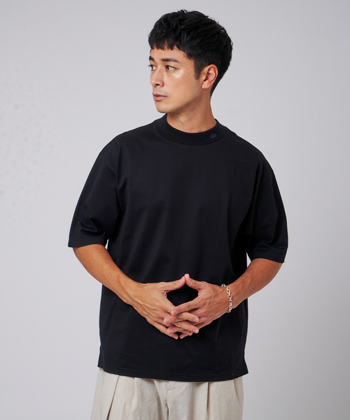 LACOSTE tシャツ (ラコステ) 別注 モックネック Tシャツ メンズ