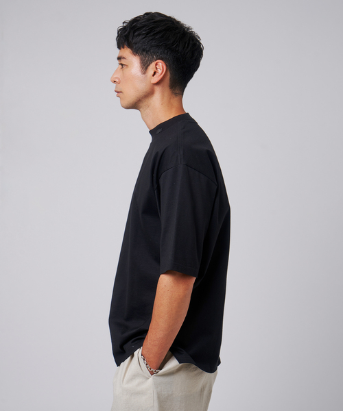 LACOSTE tシャツ (ラコステ) 別注 モックネック Tシャツ メンズ