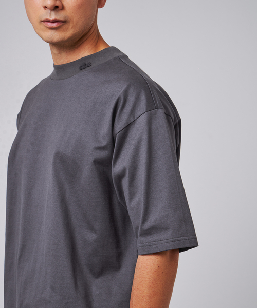 LACOSTE tシャツ (ラコステ) 別注 モックネック Tシャツ メンズ