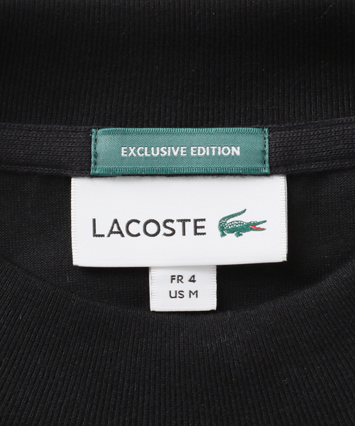 LACOSTE / ロゴ モックネックシャツ 楽天市場】ラコステ 5分袖 モックネック サマーニット Tシャツ