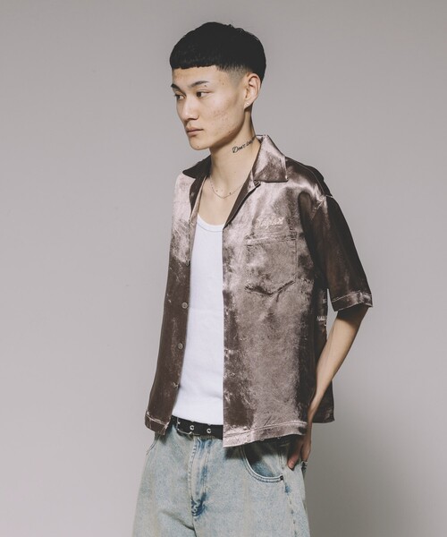 SCHOTT 別注 RAYON SUKA ASING L/S SHT SCHOTT/別注 RAYON SUKA ASING JACKET｜Daytona Park(FREAK'S