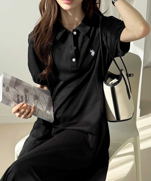 U.S. POLO ASSN.（ユーエスポロアッスン） ワンピース 半袖 GeeRA別注