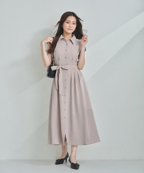 MISCH MASCH ワンピース WEB限定 2025春夏新作 フレンチシャツ