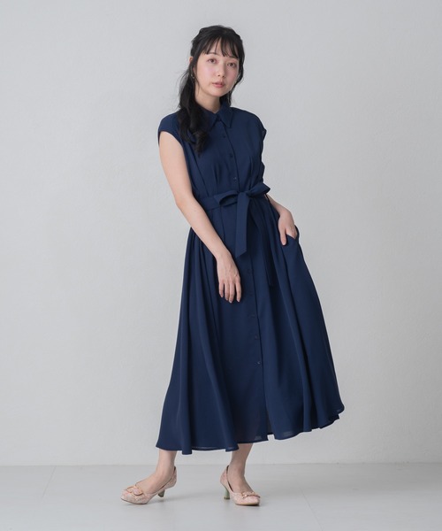 ワンピース WEB限定 フレンチシャツワンピースの画像