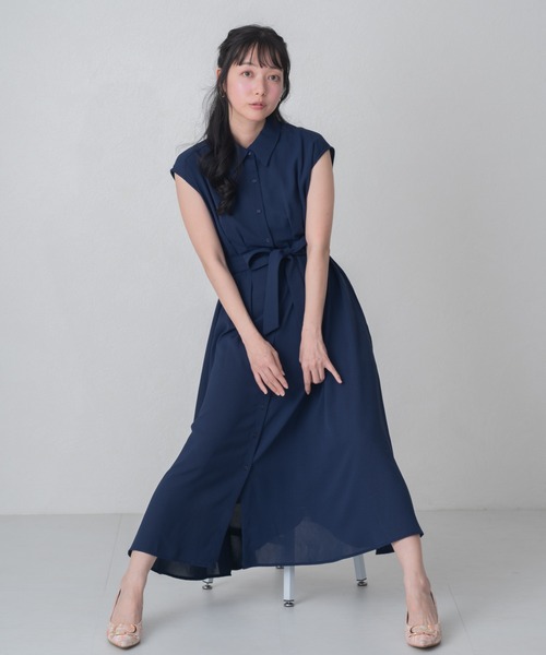 ワンピース WEB限定 フレンチシャツワンピースの画像