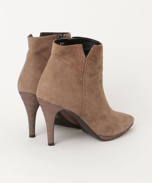 POOL SIDE（プール サイド） ショートブーツ 23.5cm ベージュ