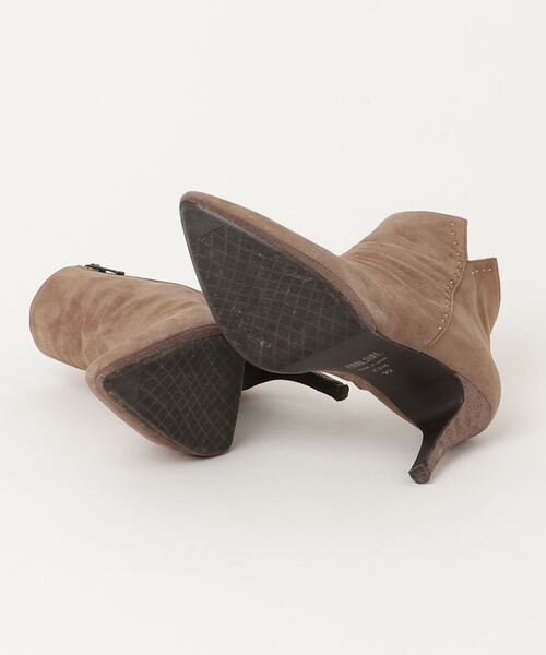 POOL SIDE（プール サイド） ショートブーツ 23.5cm ベージュ