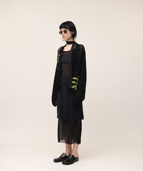 leinwande ワンピース Mesh Combination Dress : ZOZOTOWN Yahoo
