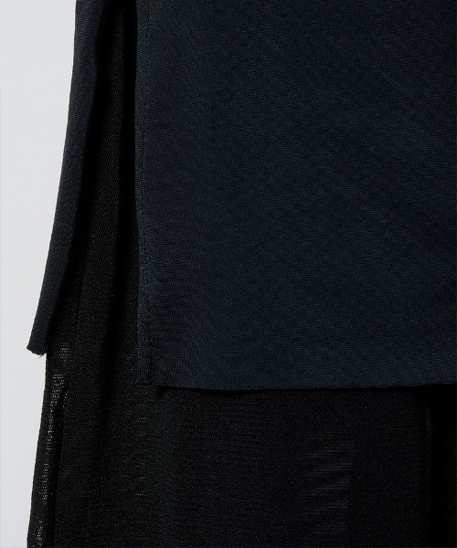 leinwande（ラインヴァンド） ワンピース Mesh Combination Dress