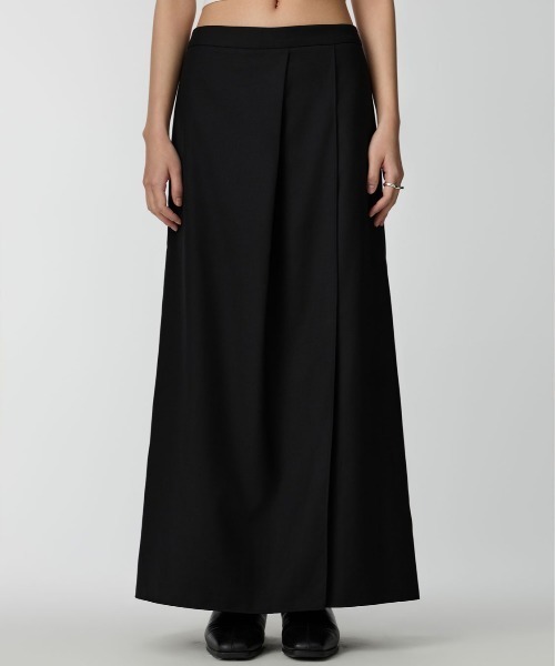 【セール 登場から人気沸騰】 Studio Doe スカート Three-dimensional layered slit skirt スカート