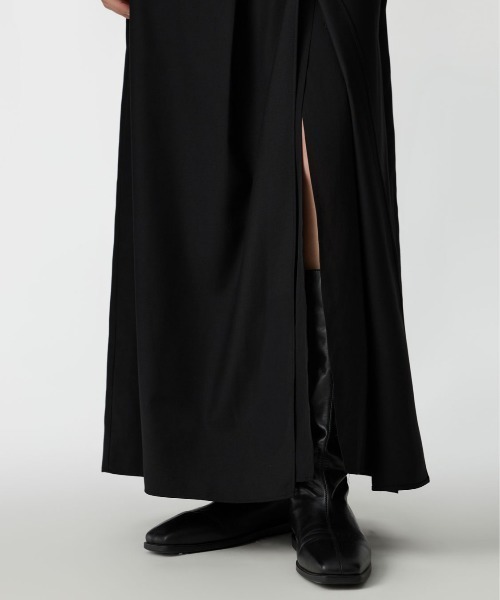 新品 Studio doe スカート Studio Doe スカート Three-dimensional layered slit skirt