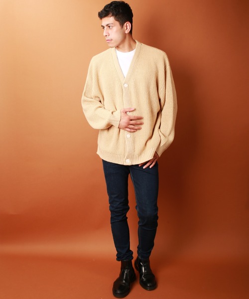 「WESTSEA」 「cathy’s closet」ニットカーディガン M ブラック メンズ_画像6