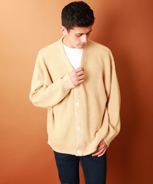 「WESTSEA」 「cathy’s closet」ニットカーディガン M ブラック メンズ_画像7