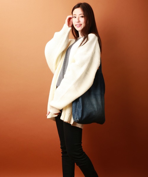 「WESTSEA」 「cathy’s closet」ニットカーディガン M ブラック メンズ_画像8