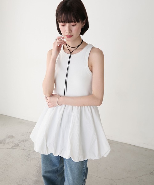 forksy.（フォルクシー） タンクトップ ノースリーブ 「forksy
