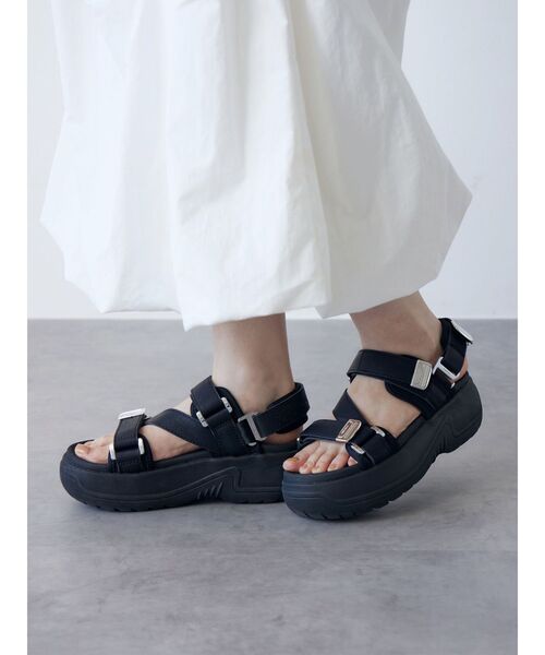 黒ミャクミャク(座り) SHAKA サンダル 「SHAKA」ZAMPER 2WAY EVOL CHUNKY for MURUA