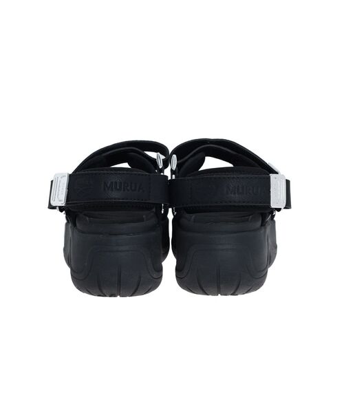 立ち座りペア　ブラックミャクミャク SHAKA サンダル 「SHAKA」ZAMPER 2WAY EVOL CHUNKY for MURUA