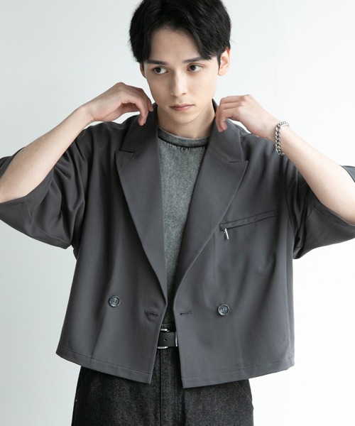 Ellno Loset ジャケット テーラードジャケット ZIPポケット