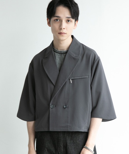 ELLUV ジャケット テーラードジャケット 「ELLUV/エルヴ」ジップ