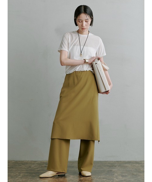 新品未使用タグ付き　MIESROHE ミースロエ　ベロアコンパクトＴシャツ シアーベロアコンパクトT（カットソー/Tシャツ）｜MIESROHE