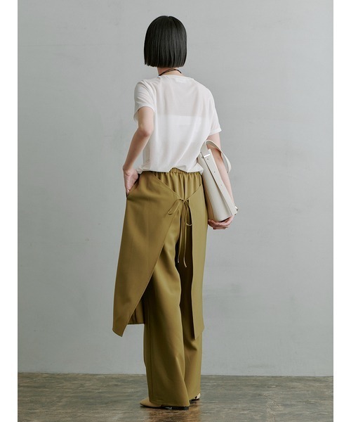 MIESROHE tシャツ シアーベロアコンパクトT レディース