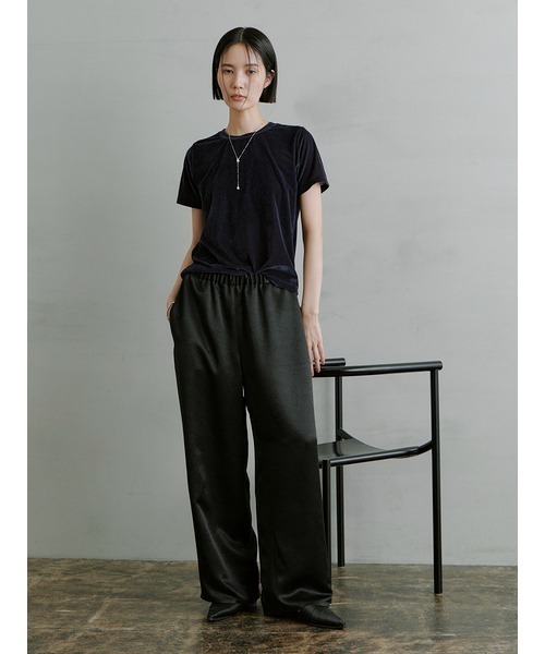 値引き! タグ付き MIESROHE シアーベロアコンパクトT シアーベロアコンパクトT（カットソー/Tシャツ）｜MIESROHE