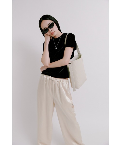 値引き! タグ付き MIESROHE シアーベロアコンパクトT シアーベロアコンパクトT(Tシャツ)｜トップス｜MIESROHE