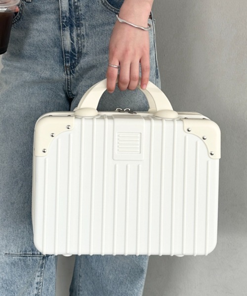 ボストンバッグ ミニトランクケース キャリーオンケース レディース