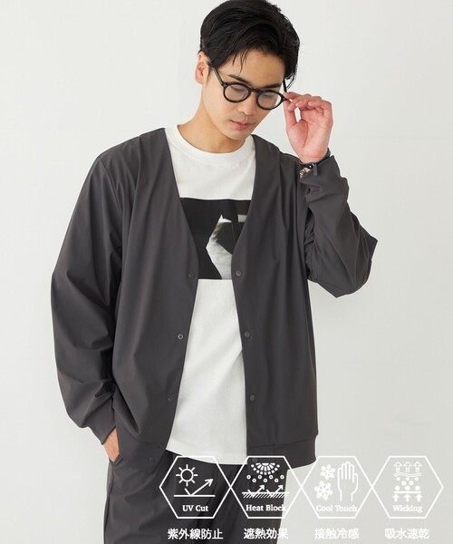 セール】接触冷感/吸水速乾/UVカット DRY-MIX 刺繍TEE（Tシャツ