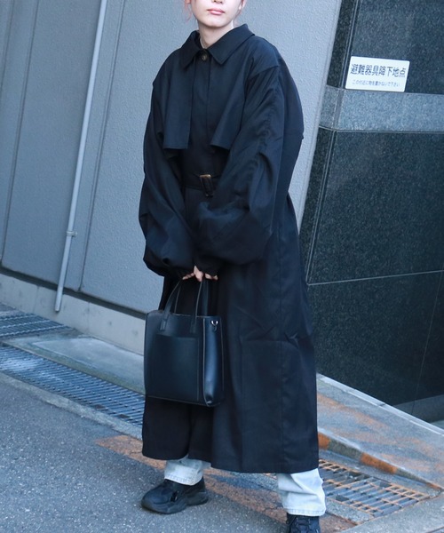 「Auntie Rosa」 ステンカラーコート FREE モカ レディース_画像6