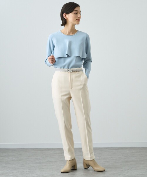 割引価格 38 パンツ 「ANAYI」 ANAYI ホワイト ZOZOTOWN : レディース パンツ