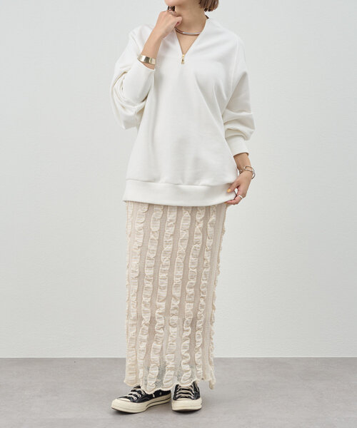 SHENERY（シーナリー） スウェットカットソー FREE オフホワイト