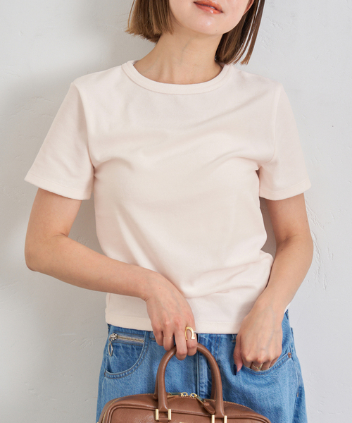 tシャツ コットンベロアTEE レディース