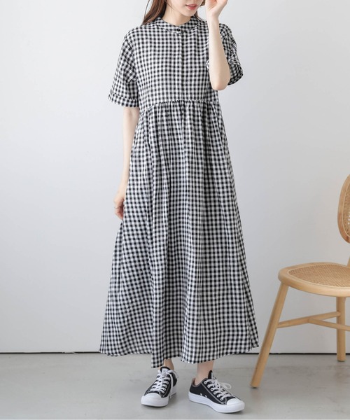 【高級】 ルメール コットン ギャザー シャツワンピース ロング丈 マキシ丈 楽天市場】【25AW×半額クーポン】ギャザーシャツワンピース 綿混